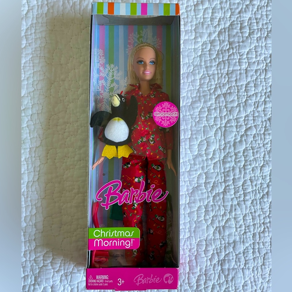 Vintage 2007 Christmas Morning Barbie Doll